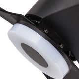 Indoor Ceiling Fan Light Fixtures Remote LED 52 Ceiling Fans For Bedroom,Living Room,Dining Room Including Motor,3-Blades,Remote Switch (Black)